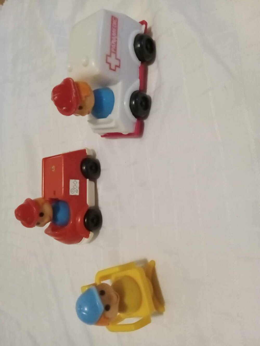Vintage train and cars